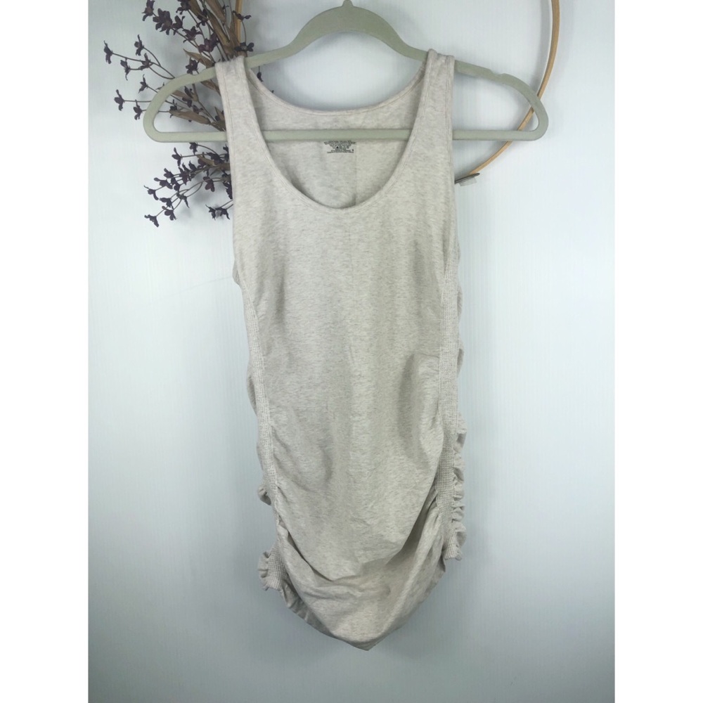 Athleta tan side scrunched tank top ♥️